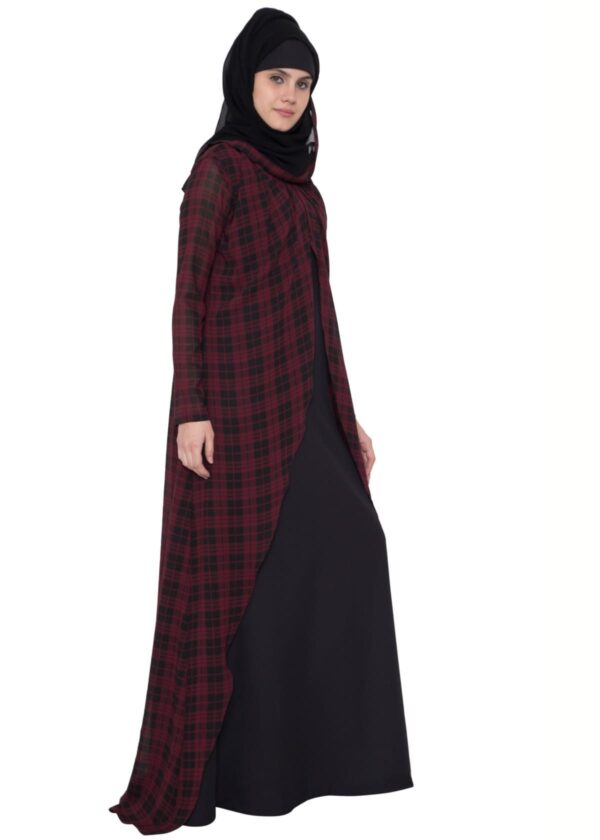 GORGEOUS DRESS ABAYA IN DOUBLE LAYER