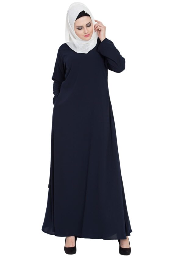 MULTI COLORS A-LINE SIMPLE ABAYA