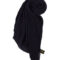 NAVY PLEATED CHIFFON HIJAB