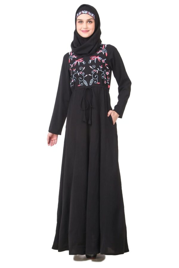 STRING FIT WAIST ANARKALI ABAYA