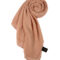 SOFT PEACH PLEATED CHIFFON HIJAB