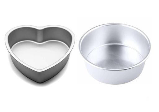 Cake Mould Combo heart & round