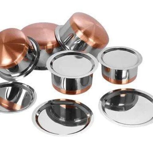 Stainless Steel Copper Bottom Handi Set of 5 Piece
