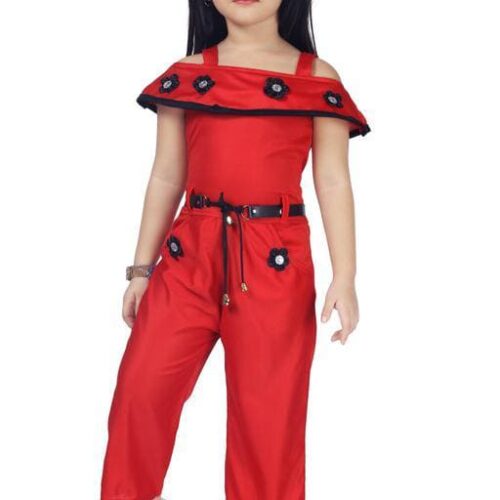 Boys Red Cotton Frocks & Dresses Pack Of 1