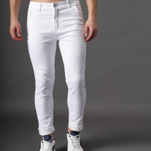 Zaysh Stylish White Jeans