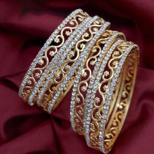 High Gold Polished Bracelet