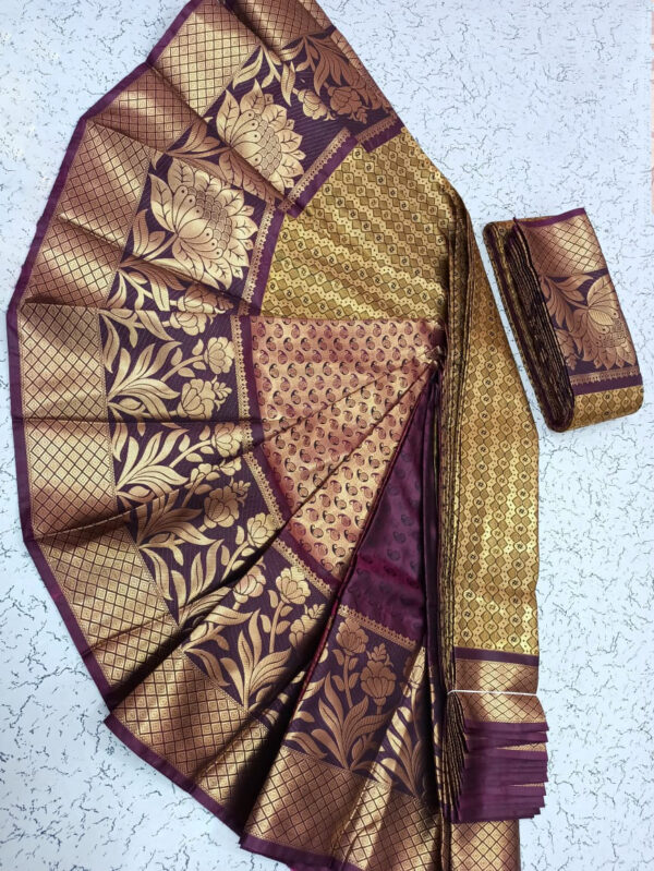 Copper Zari Samudrika Pattu