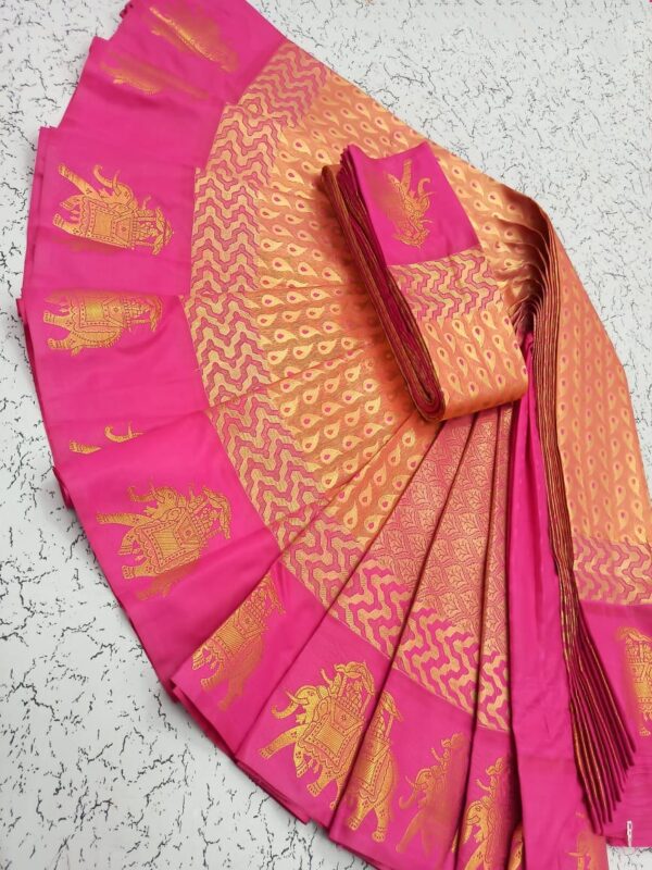 Copper Zari Samudrika Pattu