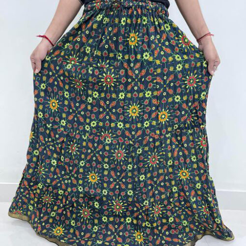 Women’s Printed Long Skirt